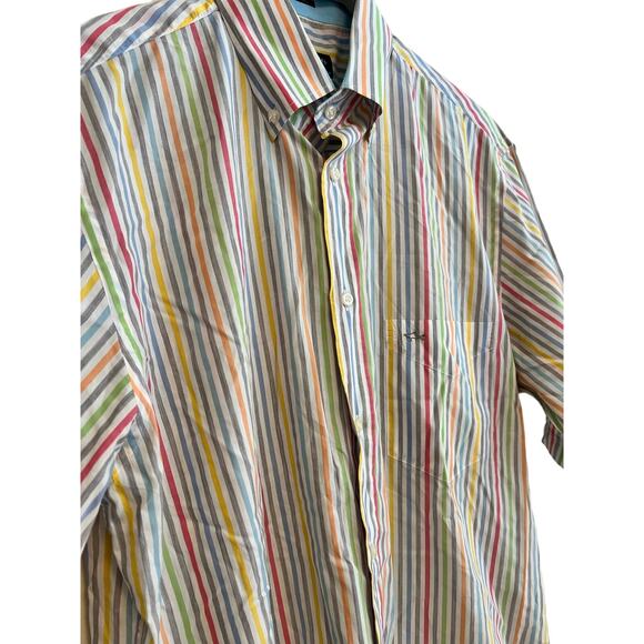 Paul & Shark Yachting Multi Stripe Sport Men’s Shirt Made in Italy Size: 41 - Picture 4 of 6